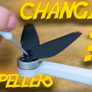 Changing Propellers on DJI MINI 3Pro